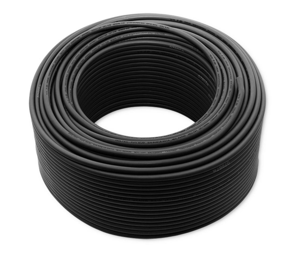 Qoltec Kabel solarny fotowoltaiczny 6mm² 100m, czarny - 1210764 - zdjęcie 4